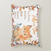 Baby stats schattig baby fox herfst thema geperson accent kussen (Voorkant(Verticaal))