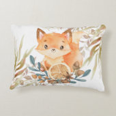Baby stats schattig baby fox herfst thema geperson accent kussen (Achterkant)