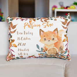 Baby stats schattig baby fox herfst thema geperson accent kussen