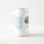 Baby Stein Baby Foto Geboortestatistieken en gedic Bierpul (Voorkant links)