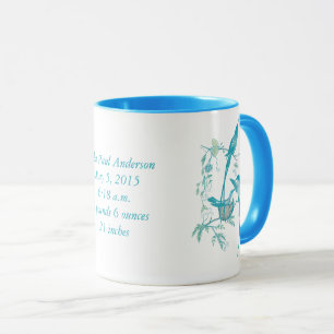 Baby Stein met Belangrijke Geboorte Statistieken Mok
