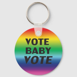 baby stemming - Pride lgbtq lgbt regenboogkleuren Sleutelhanger