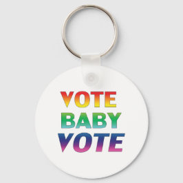 baby stemming - Pride lgbtq lgbt regenboogkleuren Sleutelhanger