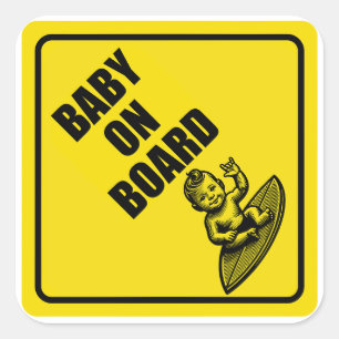 Baby Sticker aan boord