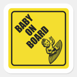 Baby Sticker aan boord