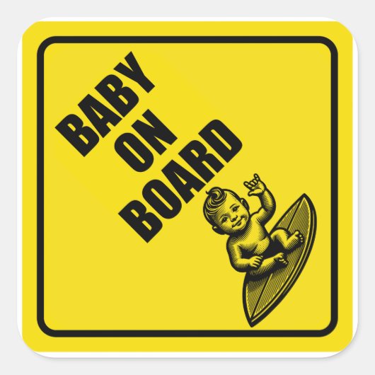 Baby Sticker aan boord (Voorkant)