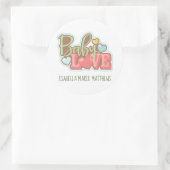 Baby Stickers, 3 inch (vel van 6 inch) Ronde Sticker (Tas)