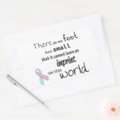 Baby-stickers voor verliesbewustzijn rechthoekige sticker (Envelop)