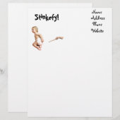 Baby Stinkefy! Briefhoofd (Voorkant / Achterkant)