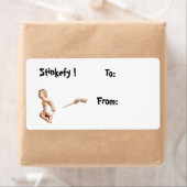 Baby Stinkefy! - Kerst label (Insitu)