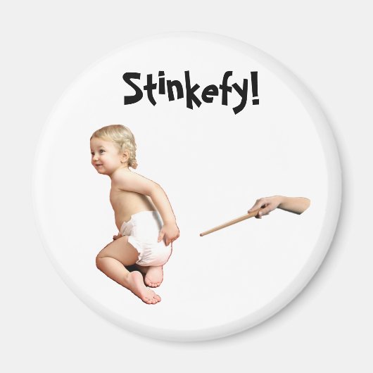 Baby Stinkefy! Magneet (Voorkant)