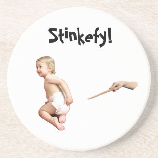 Baby Stinkefy!-onderzetter Zandsteen Onderzetter