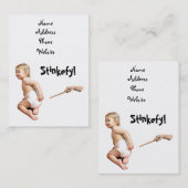 Baby Stinkefy!-visitekaartjes Visitekaartje (Voorkant / Achterkant)