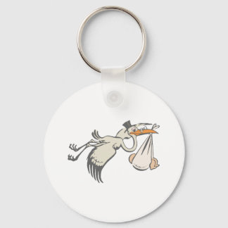 Baby Storch Klapperstorch stork Sleutelhanger