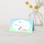 Baby Stork Baby Baby shower Plaatskaartje (Voorkant)