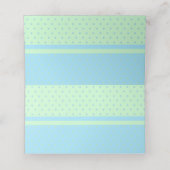 Baby Stork Baby Baby shower Plaatskaartje (Binnenkant ongevouwen)