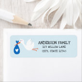 Baby Stork retouradres Etiket (Insitu)