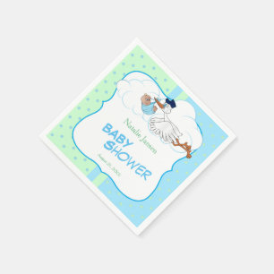 Baby Storm met een Cute Little Baby Boy Servet