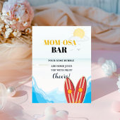 Baby strand surfplank baby shower Favor teken Reclamebord Met Voetstuk