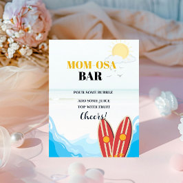 Baby strand surfplank baby shower Favor teken Reclamebord Met Voetstuk