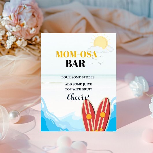 Baby strand surfplank baby shower Favor teken Reclamebord Met Voetstuk