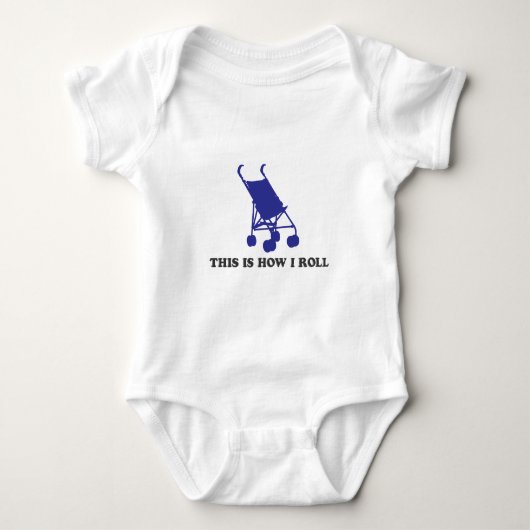 Baby Stroller - dit is hoe ik rol Romper (Voorkant)