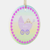 Baby Stroller Keramisch Ornament (Rechts)