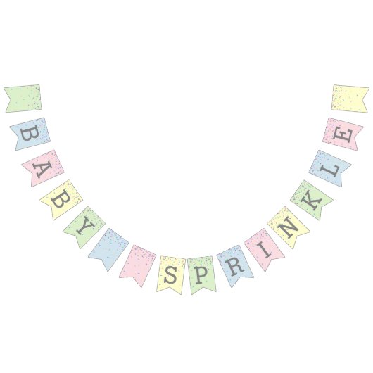 Baby Strooi Bunting Flags Vlaggetjes (Alle)