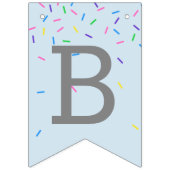 Baby Strooi Bunting Flags Vlaggetjes (Tweede vlag)