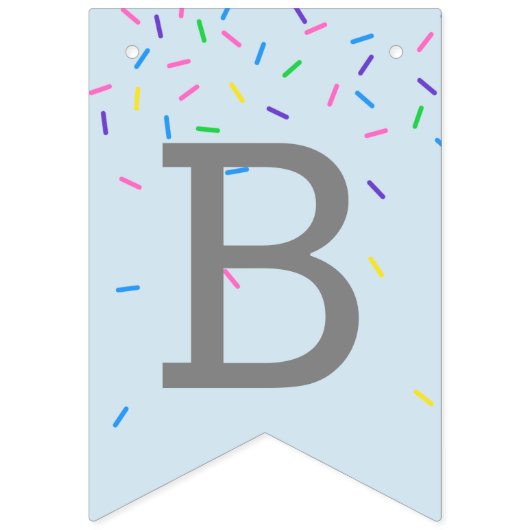 Baby Strooi Bunting Flags Vlaggetjes (Tweede vlag)