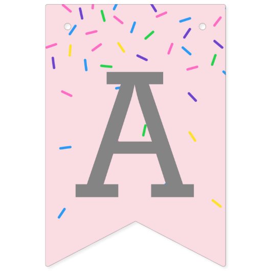 Baby Strooi Bunting Flags Vlaggetjes (Derde vlag)