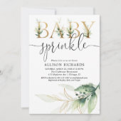 Baby Strooi genderneutraal groen goud Kaart (Voorkant)