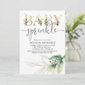Baby Strooi genderneutraal groen goud Kaart (Staand voorkant)