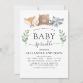 Baby Strooidouche Woodland Eucalyptus groen Kaart (Voorkant)