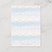 Baby strooien grillige wolk luier verloting kaarte informatiekaartje (Achterkant)