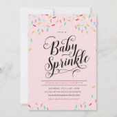 BABY STROOIT CONFETTI UITNODIGING (Voorkant)