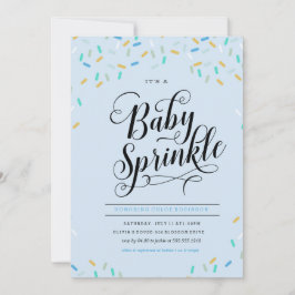 BABY STROOIT CONFETTI UITNODIGING