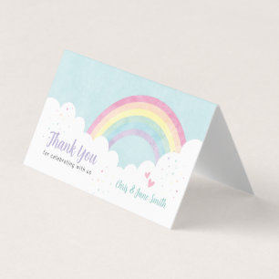 Baby Strooit Pastel Regenboog Kaart