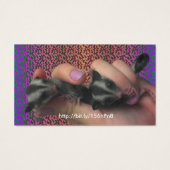 Baby Sugar Gliders Merry Kerstmis Big Label Visitekaartje (Achterkant)