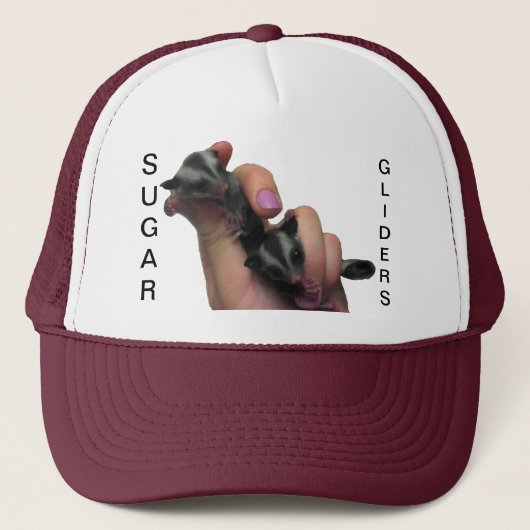 Baby Suikereekhoorns Hoed Trucker Pet (Voorkant)