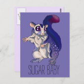 Baby Suikerglider Briefkaart (Voorkant / Achterkant)