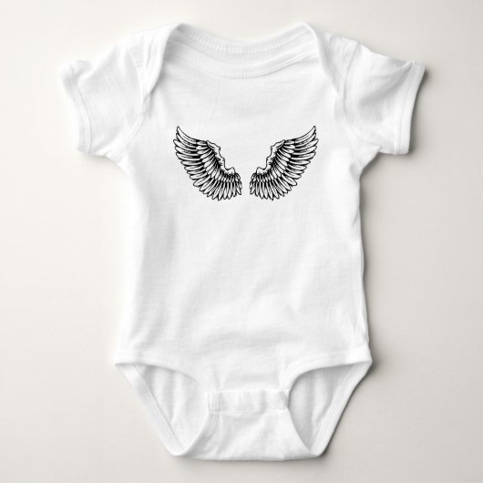 Baby Suit, 'Lil'Angel' ontwerp Romper (Voorkant)