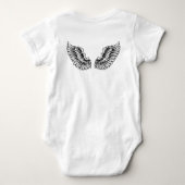 Baby Suit, 'Lil'Angel' ontwerp Romper (Achterkant)