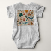 Baby suit summer romper (Achterkant)