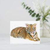 Baby Sumatran Cub_ Briefkaart (Staand voorkant)