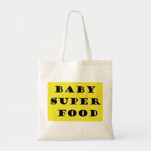 Baby Super Food Tote Bag (Voorkant)