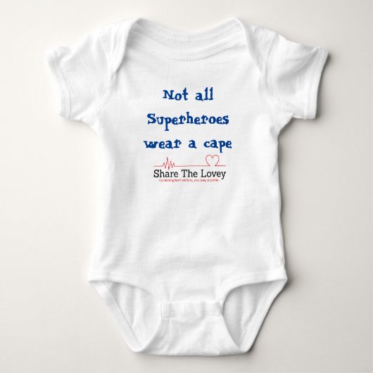 Baby superheld shirt (Voorkant)