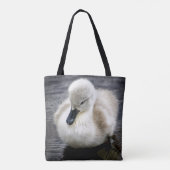 Baby Swan | Cygnet Tote Bag (Achterkant)