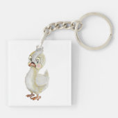 Baby Swan Sleutelhanger (Achterkant)