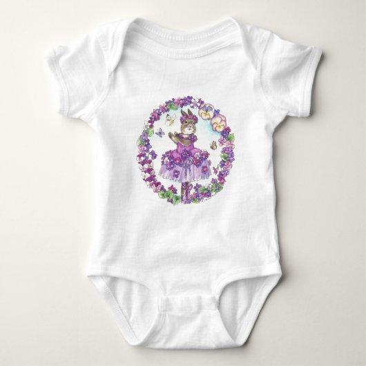 Baby Sweet Violet Romper (Voorkant)